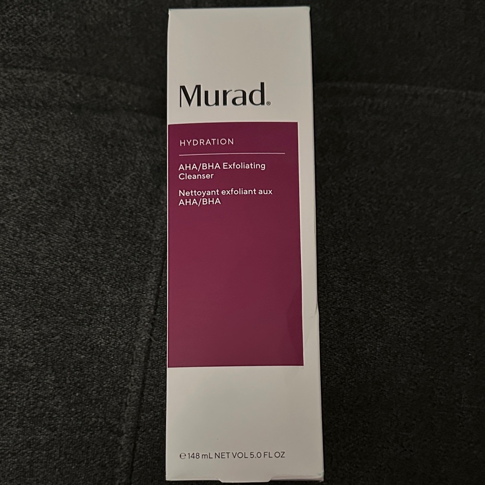 Murad Hydration AHA/BHA Cleanser - White and Pink